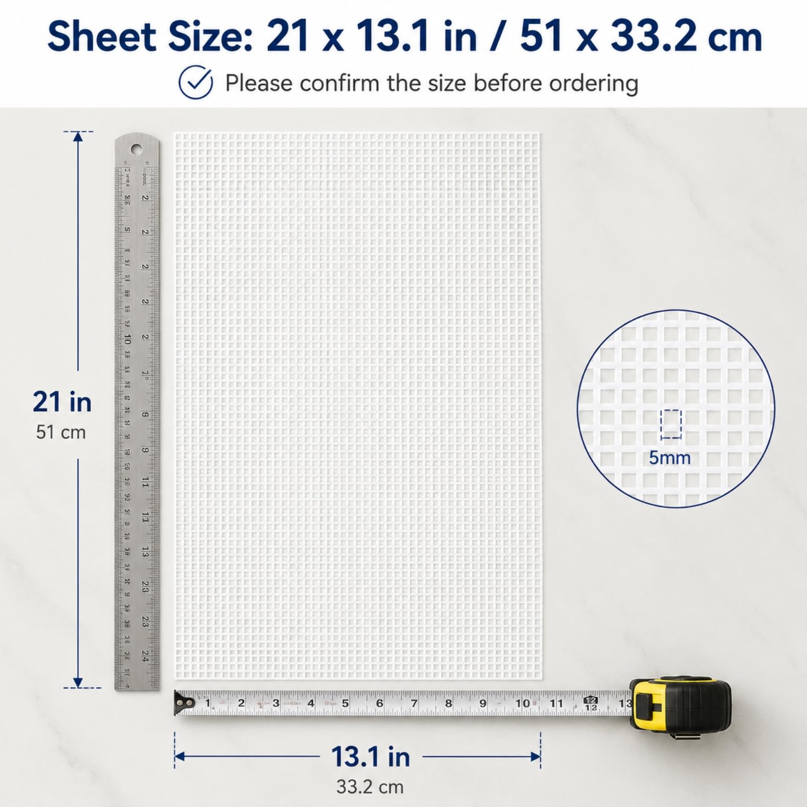 Amazon.co.jp: メッシュプラスチックキャンバスシート10枚 21x 13.1