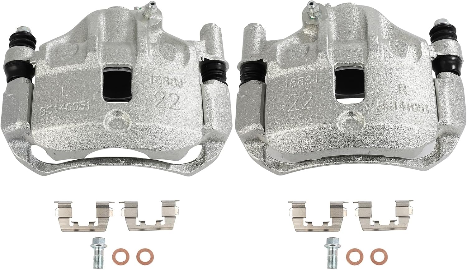 SCITOO 19B1493 19B1492 Front Left & Right Disc Brake Calipers Assembly w/Bracket For Hyundai For Accent/For Excel/For Scoupe,For Mitsubishi For Precis