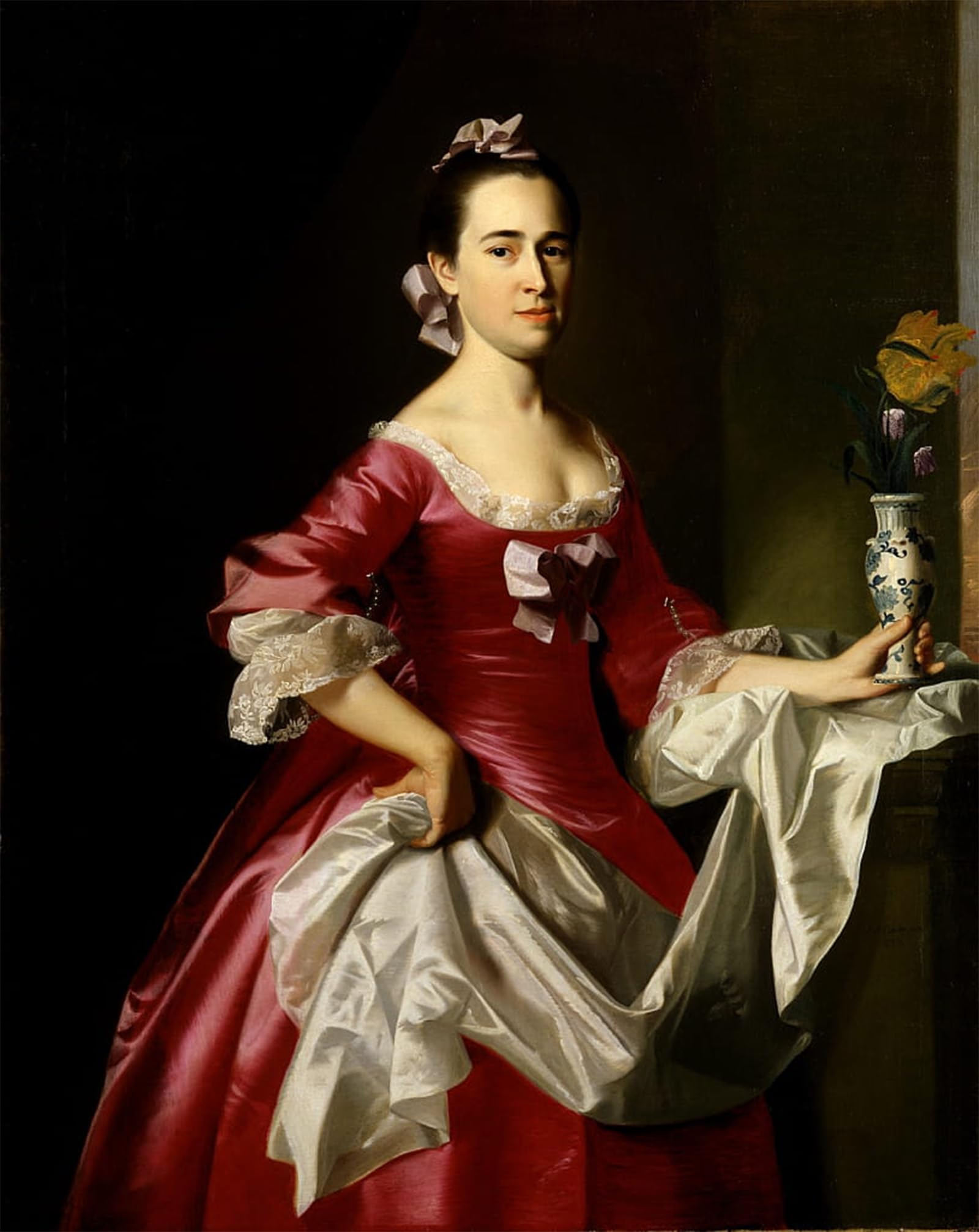 RZHRHJES Vintage Wall Art Picture on Canvas Wall Art Poster Mrs George Watson by Singleton Copley Canvas Poster for Home Decor 60x90cm