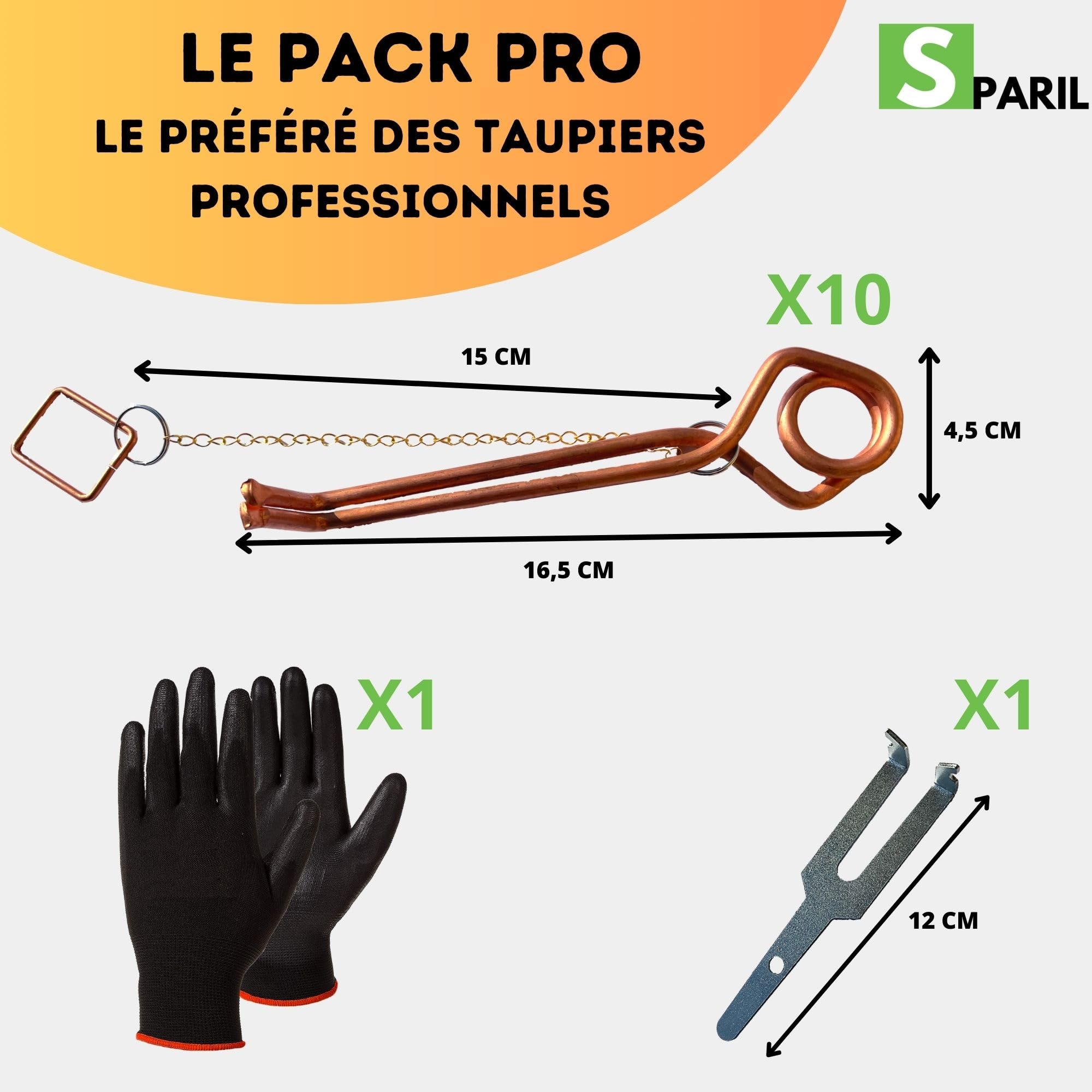 Trappole Per Talpe Putange per Arvicole o Topi Talpa (Set da 10). Accessori Anti Talpe Contro i Roditori. Non c'è Bisogno Di Petardi O Repellenti Ad Ultrasuoni Per Eliminare I Parassiti Dal Tuo Prato.