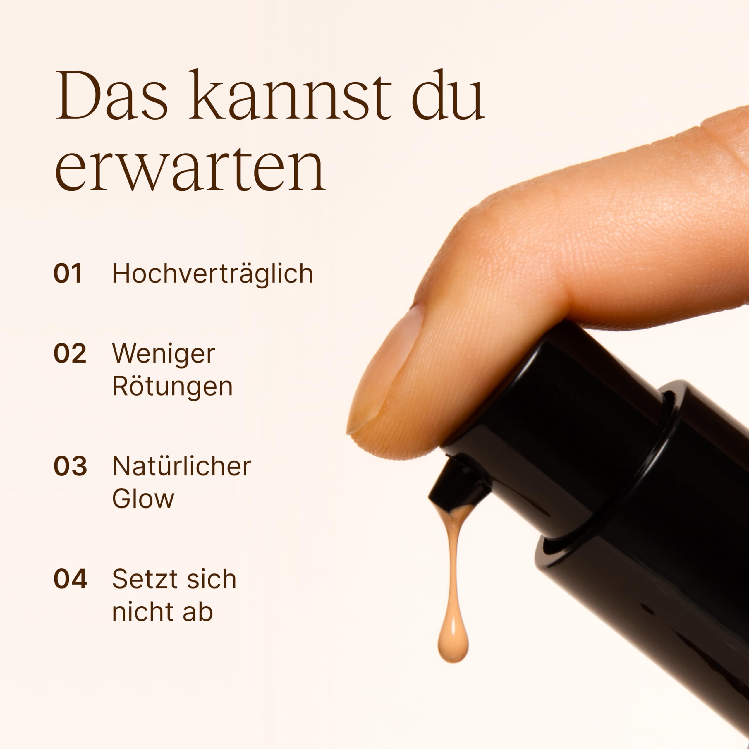 Wonder Foundation Serum - Make Up sanfte Deckkraft | Alle Hauttyp | Mit Hyaluronsäure + Squalan | Regenerierende Wirkung | Getöntes Gesichtsserum langanhaltender Glow | Plants Are Purple (Amber 30ml)
