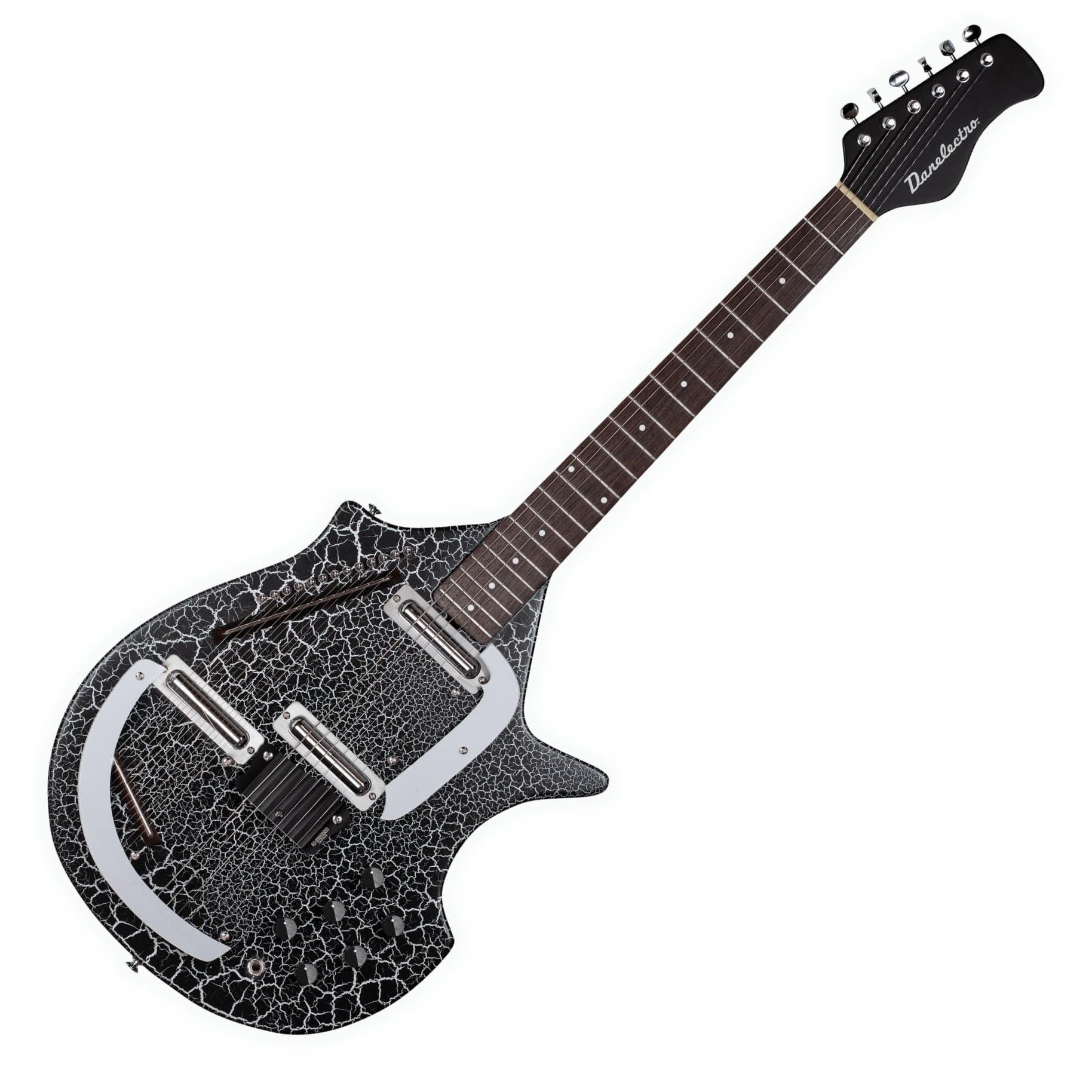 Amazon.com: Danelectro Sitar - Black Crackle : Musical Instruments