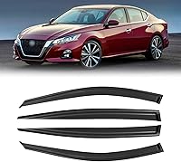 Vista 24 de Visera de ventana para Jeep Cherokee 1984-2001 (Excluye Modelo Limited), Protectores Guards Shields de lluvia de canal exterior, Deflector