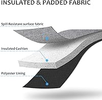 Vista 22 de Tirrinia Bolsa de vino, enfriador de playa para regalo de viaje, bolsa de viaje con boquilla para picnic, BYOB, fiesta, cena, piscina