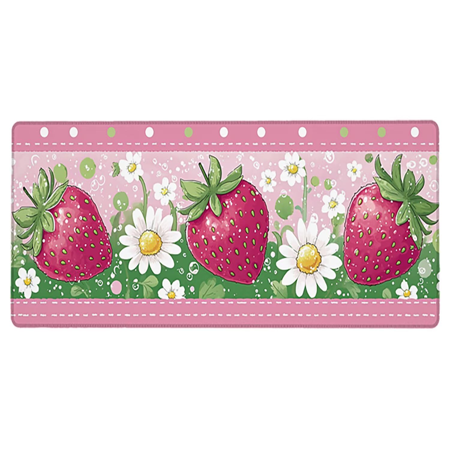 Podkładka pod mysz do gier XXL - 1600x800x3mm - duża antypoślizgowa podkładka pod klawiaturę biurową z przeszytymi krawędziami, różowa duża podkładka pod mysz do gier do biura i domu, poprawia