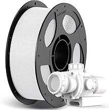 ANYCUBIC High Speed 3D Printer Filament 1.75mm, Print Up to 10X Faster, Rapid PLA Filament with High Prints Quality, Dimensional Accuracy +/- 0.02mm, 1KG Reusable Spool, White