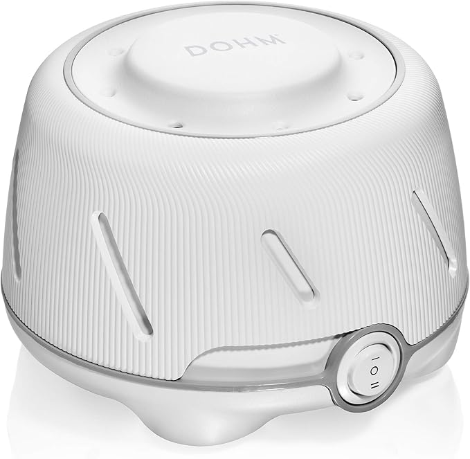 As the original sound machine, the Dohm model has been beloved by generations since 1962. It features a fan-based natural white noise, creating the signature sound of soothing ambient air without the disturbance of actual moving air. This customized sound experience allows you to adjust the tone and volume with two-speed options, creating a personalized sound environment that effectively masks background noise for a better sleep.