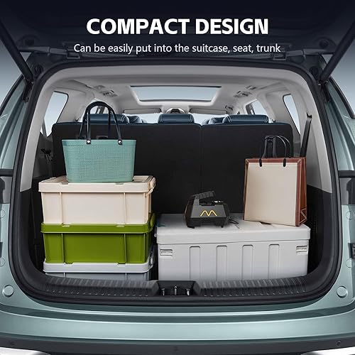 Miniatura 9 de Inflador de neumáticos, compresor de aire portátil, bomba de aire de neumáticos de 150 PSI para neumáticos de automóvil, accesorios de automóvil,