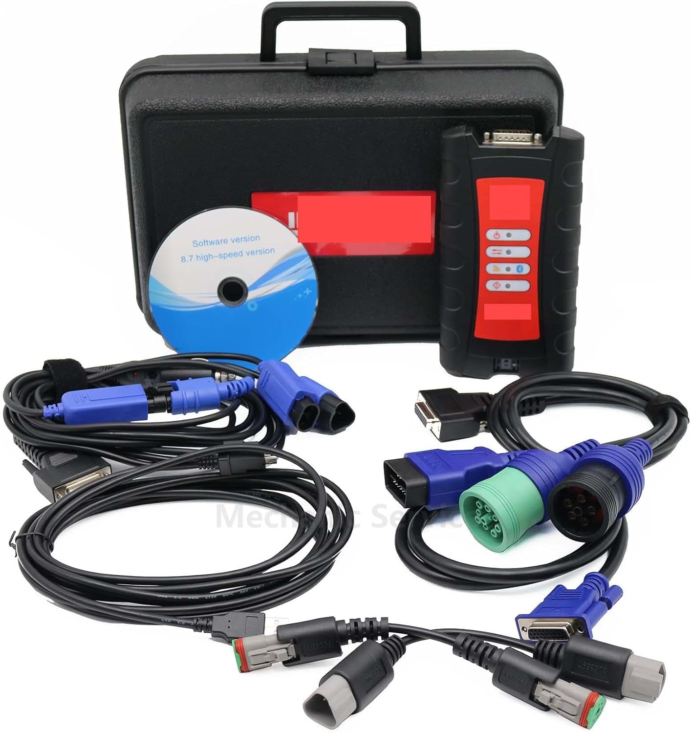 5299899 for Cummins Inline 7 Data Link Adapter Truck Diagnostic Tool 5572620 with Insite 9.0 Software (Tool with 9.0 Software and Laptop)