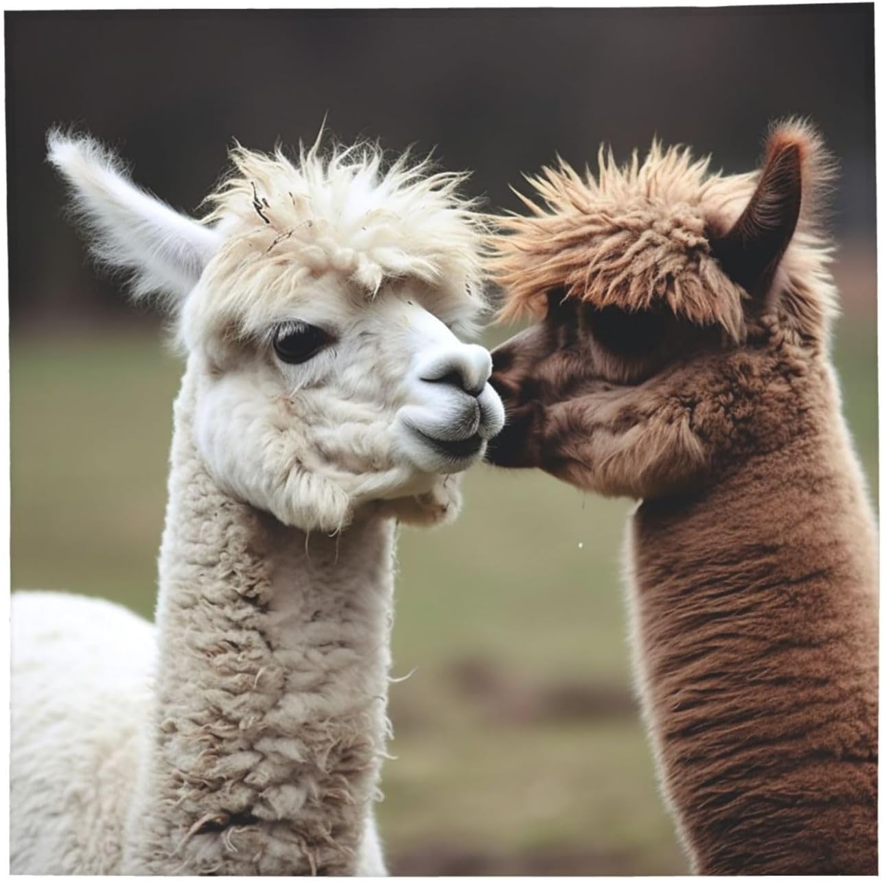 Cooling Bandanas for Men Women Square Hair Scarf 22" x 22" Novelty Headband Funny Alpaca Neckerchief
