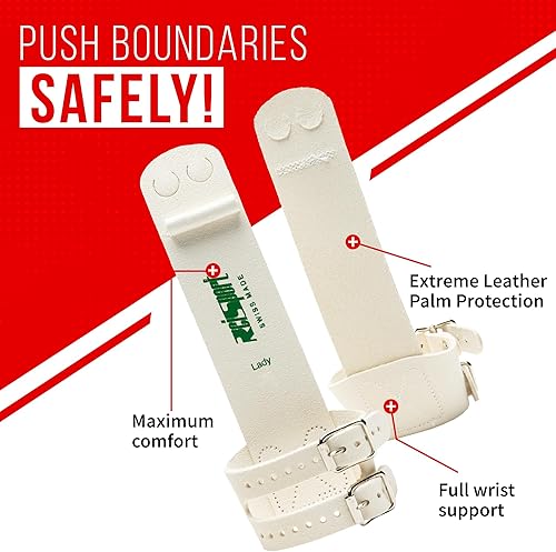 Miniatura 2 de Reisport Women's Uneven Bar Gymnastics Grips - Durable Leather Hand Grips for Gymnastics Bars Women & Girls - Gymnastics Equipment & Accessories for