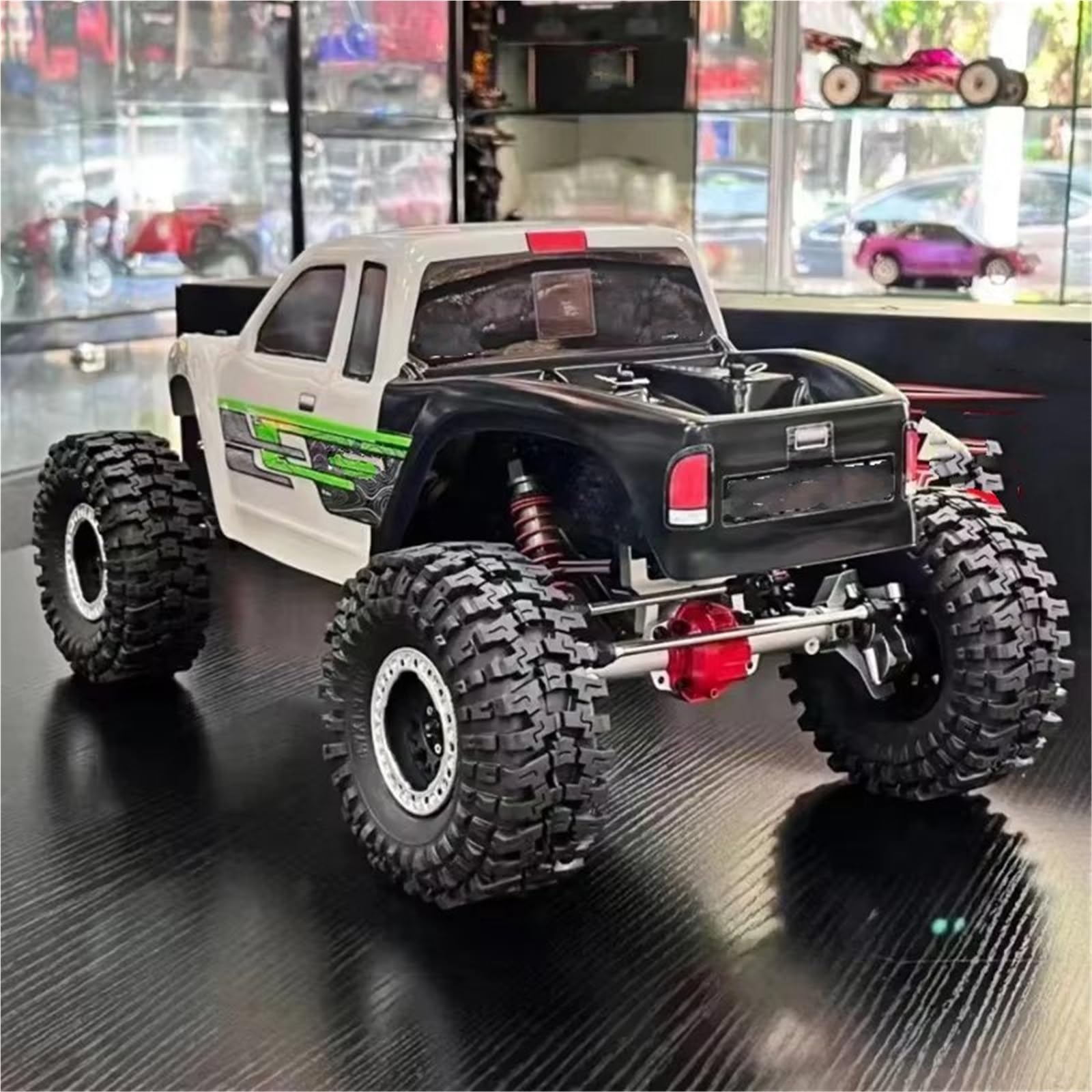 RC Car Pneumatico Ruota Compatibile con AXIAL per SCX10 II III per Capra per TRXS per TRX-4 1/10 RC Truck 1.9" per Rock Crawler Pneumatici Pneumatico da 120mm