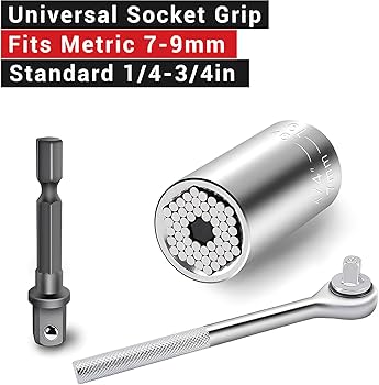 アルク　power idioms  7 ELK Universal Socket Wrench Grip Tools (7-19mm) with Useful