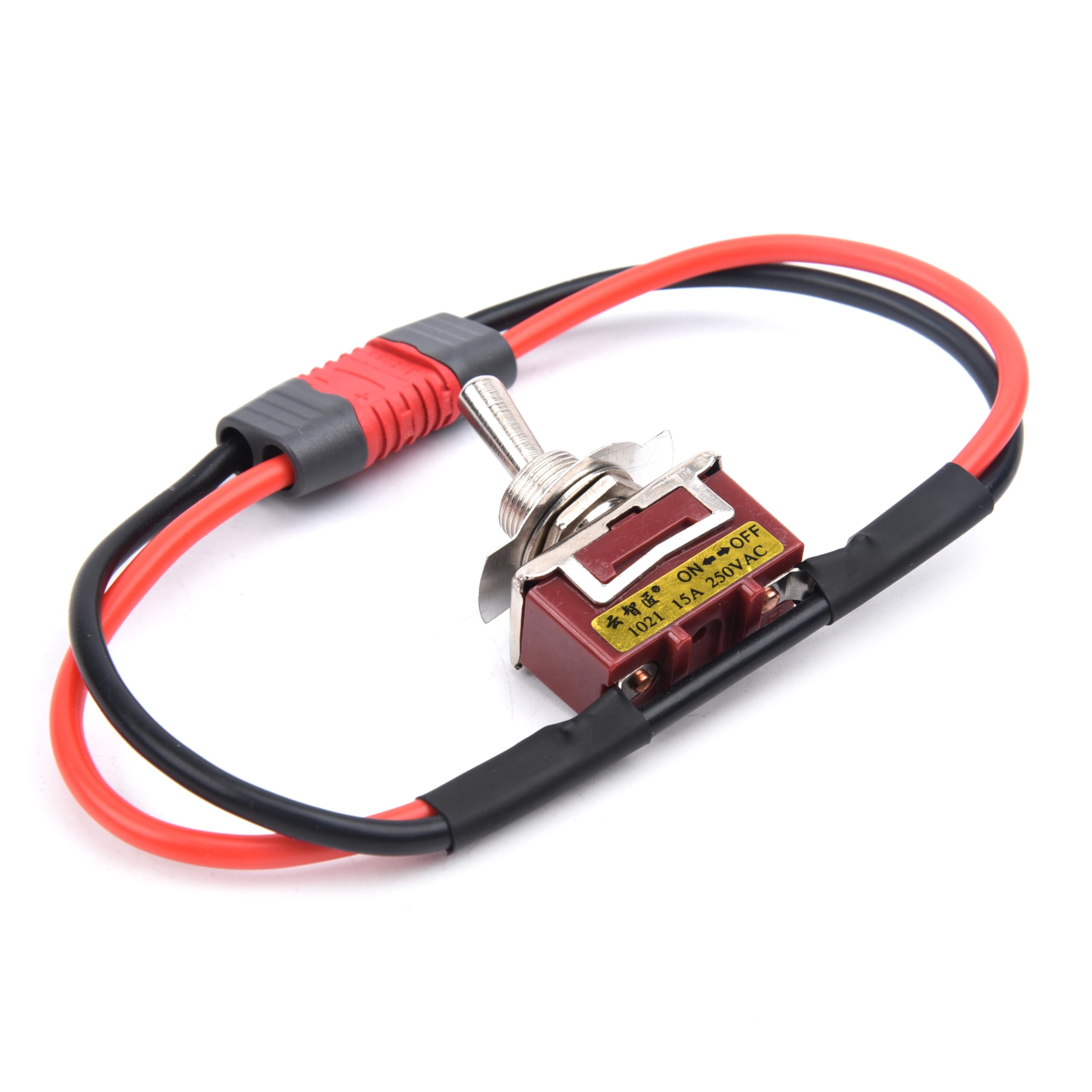 Toy Accessories Large Current High Load Power Supply Switch with T Plug XT60 XT90 Connector for RC Aircraft Model ESC Battery Parts(Amass T Plug AWG14)