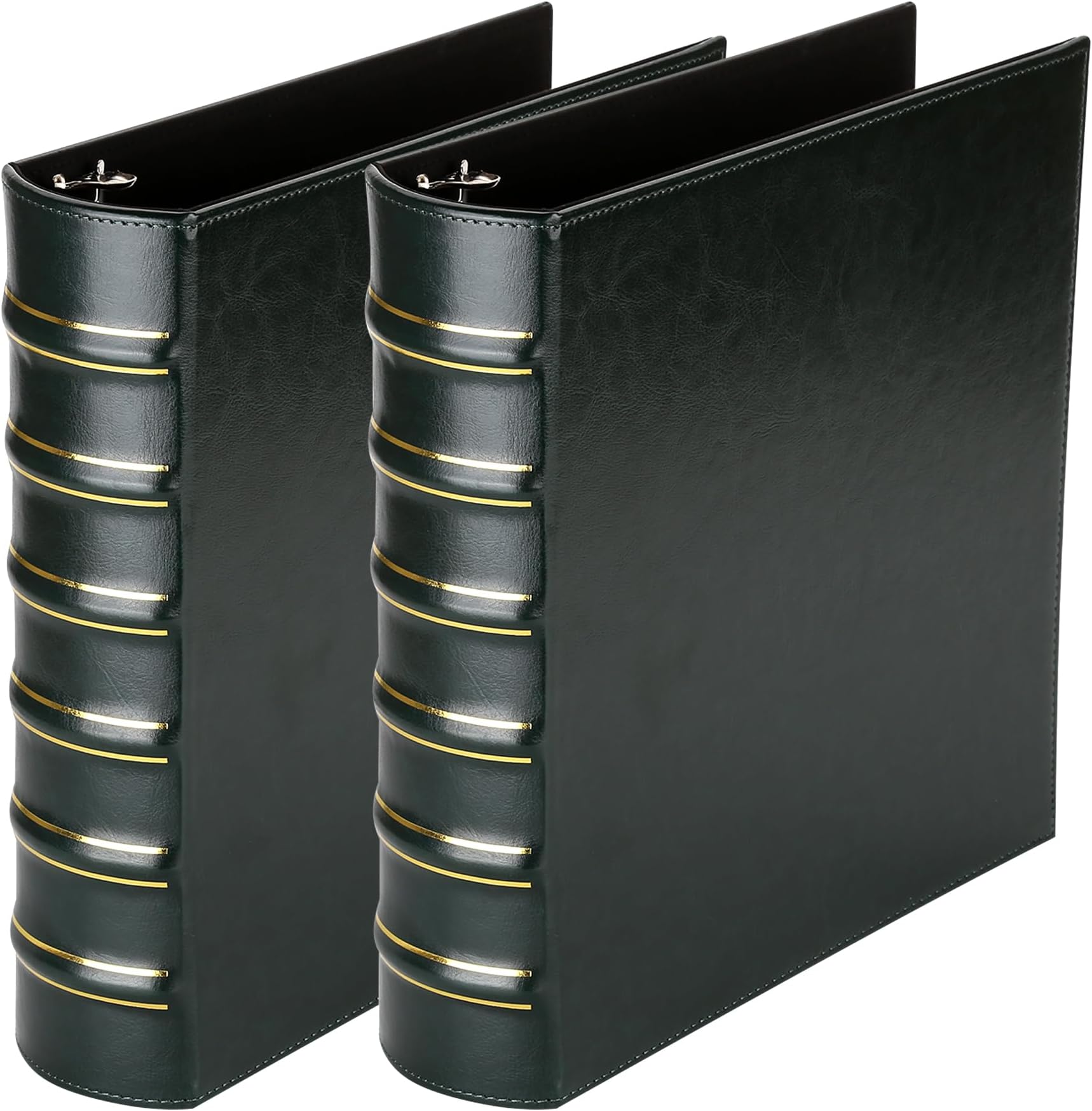 LETVPVOW Vintage Hardback 3 Ring Binder 2 Inch