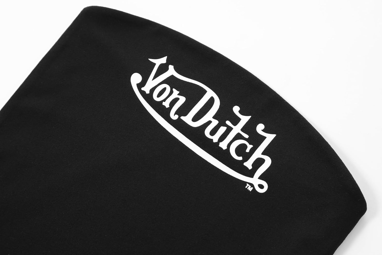 Von Dutch Women's Calabasas Print Tube Top — Y2K Strapless Bandeau Crop with All-Over Logo Graphic and Stretch Fit