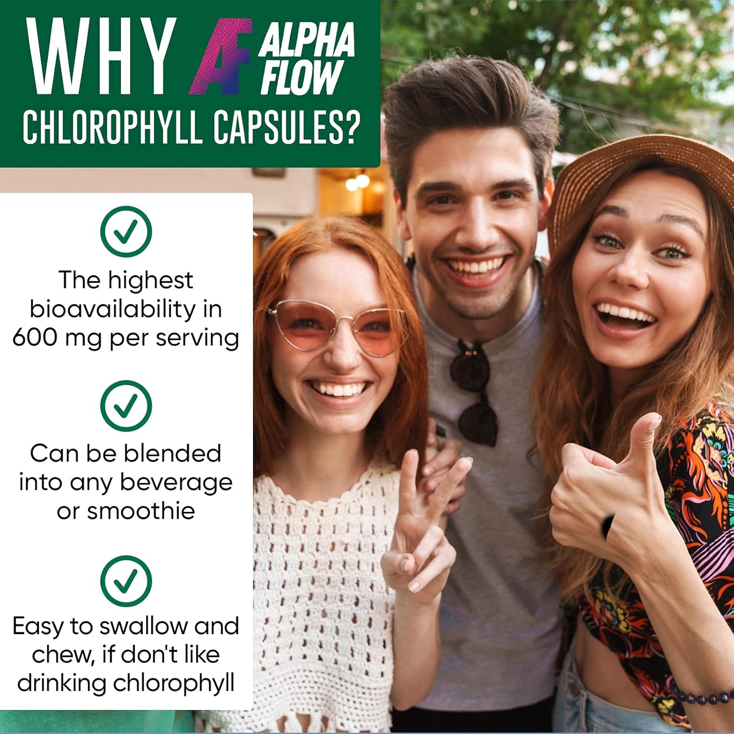 Buy Chlorophyll Capsules 600 mg Natural Chlorophyll Pills for Women