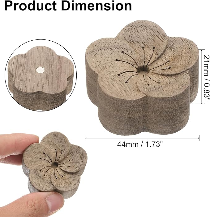Difusor de Aromas de Madera uxcell para Coche Hogar Oficina miniatura 3