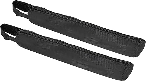PATIKIL Funda de transporte para trípode de 11.42 x 2.36 pulgadas, paquete de 2 bolsas de trípode acolchadas de tela Oxford con asas para soportes