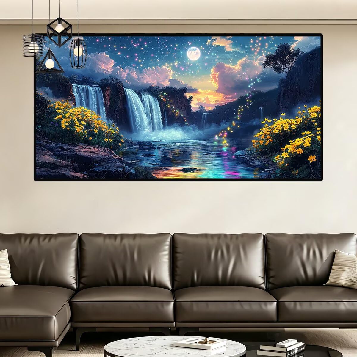 Diamond Painting Groß XXL 120x60cm, Diamond Painting Landschaft -0409