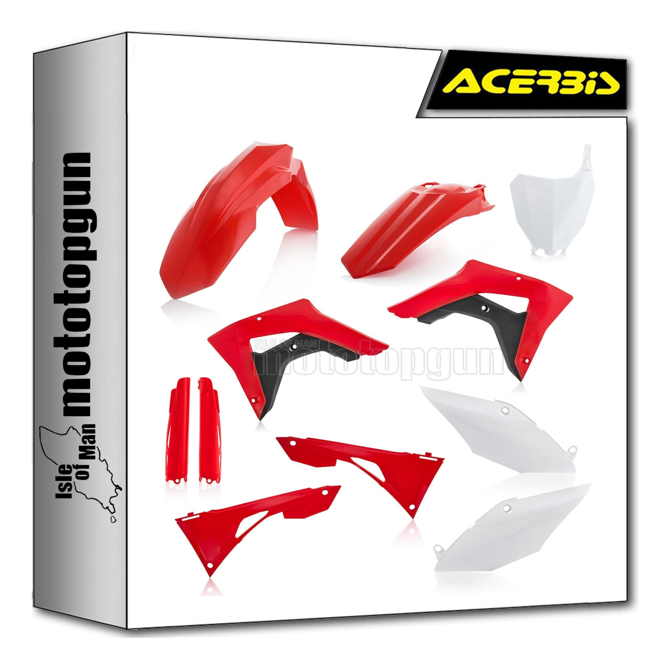 acerbis 0023619.553 kit plastiche completo originale compatibile con honda crf 250 rx 2021 mototopgun