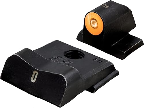 Miniatura 1 de XS SIGHTS Nueva visión nocturna de puntos grandes DXT2 para pistolas S&W, tritio delantero y trasero que brilla en la oscuridad para aplicaciones