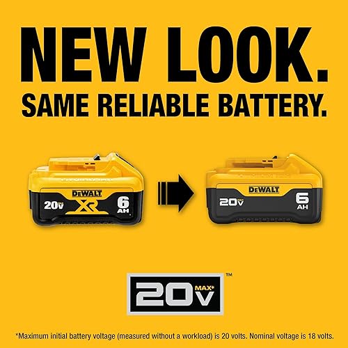 Miniatura 8 de Batería con ion de litio, premium DeWalt dcb206 20 V Max 6.0 Ah