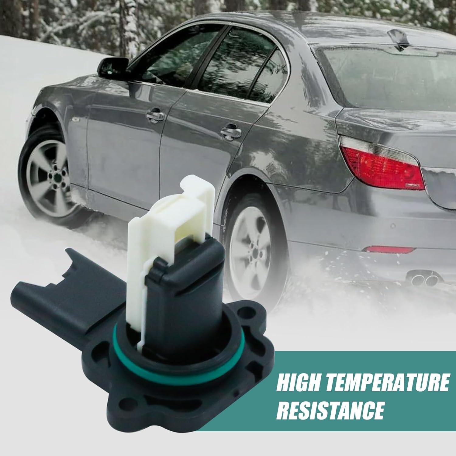 Hoypeyfiy 5WK97502Z Air Flow Sensor Replacement for BMW 525i 530i 323i 325i 325xi 330i 330xi 525xi 530xi Z4 535i 2004-2013, Replaces 5WK97502 13627520519 MA329