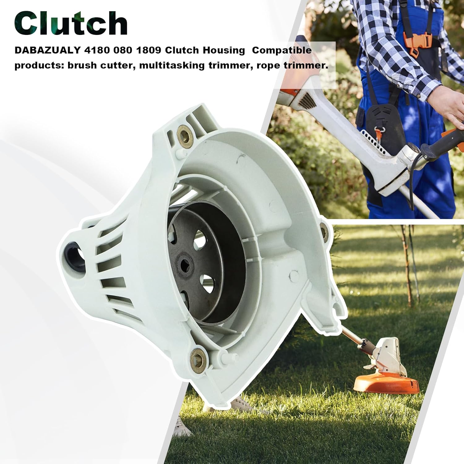 Clutch Housing with Clutch Drum for Stihl FS90r FS100rx FS110r FS130r KM90r FC90 Part 4180 080 1809 image 4 of 4 B0FNVNQYGG