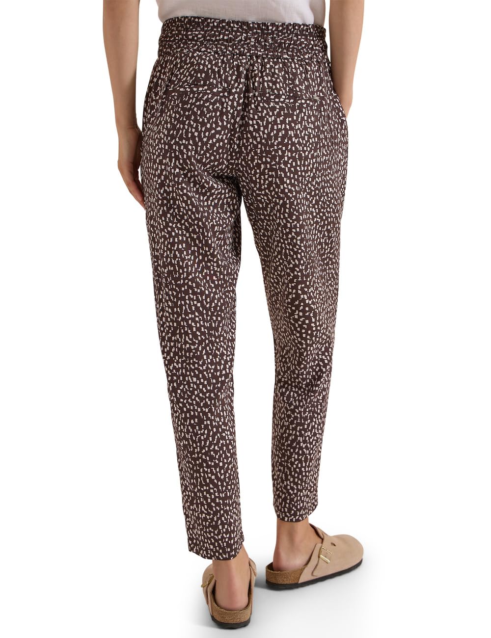 Cecil Damen Mid Waist Slim Leg Hose im Loose Fit 3818752