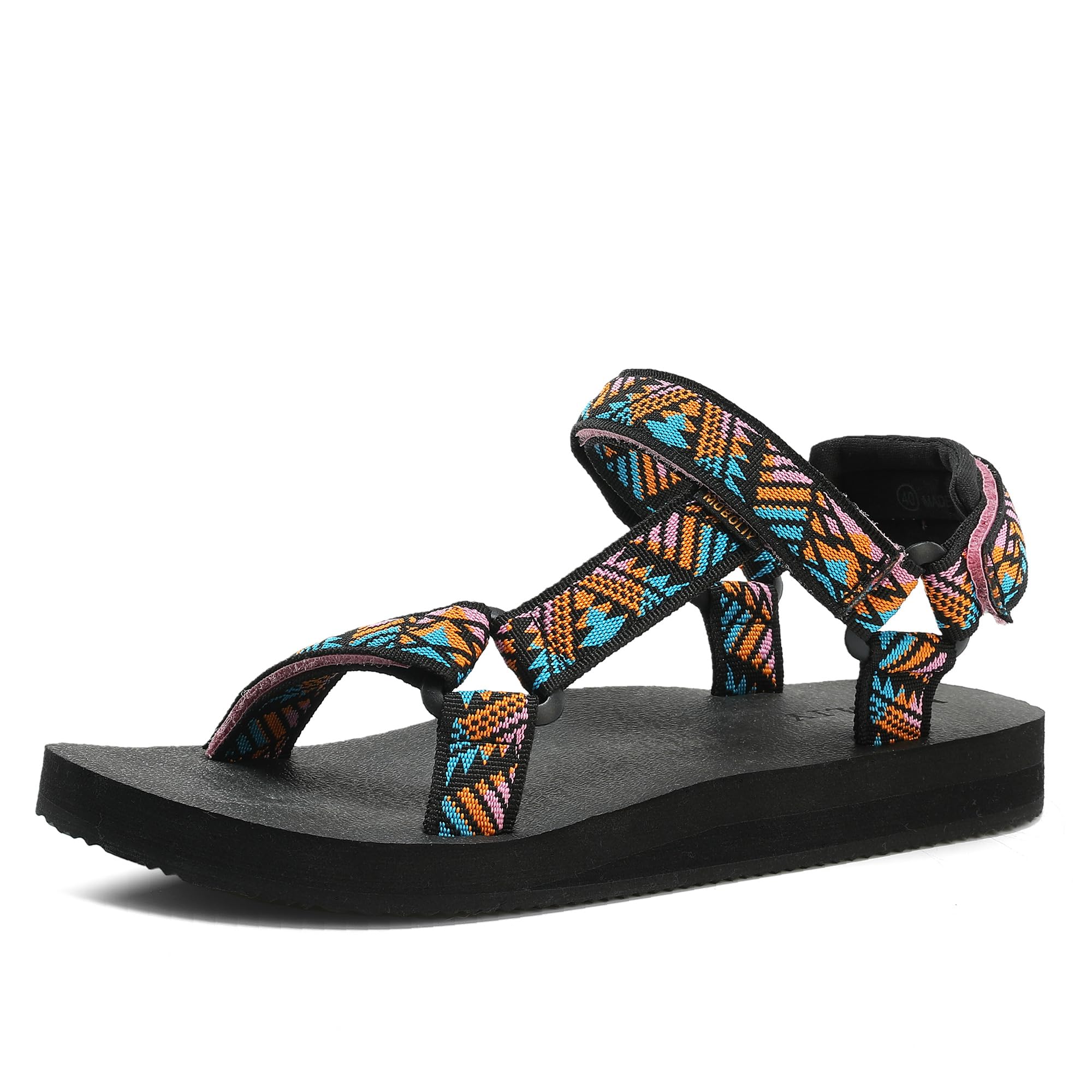 Muboliy Women's Original Sandals Comfortable Quick-Drying Casual Sport Sandal Walking Hiking Water Sandals With Arch Support