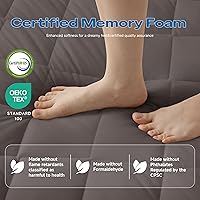 Vista 3 de Shikibuton - Colchón japonés de algodón con relleno de espuma de alta densidad (diseño de 5 capas), colchón plegable de tatami para dormir