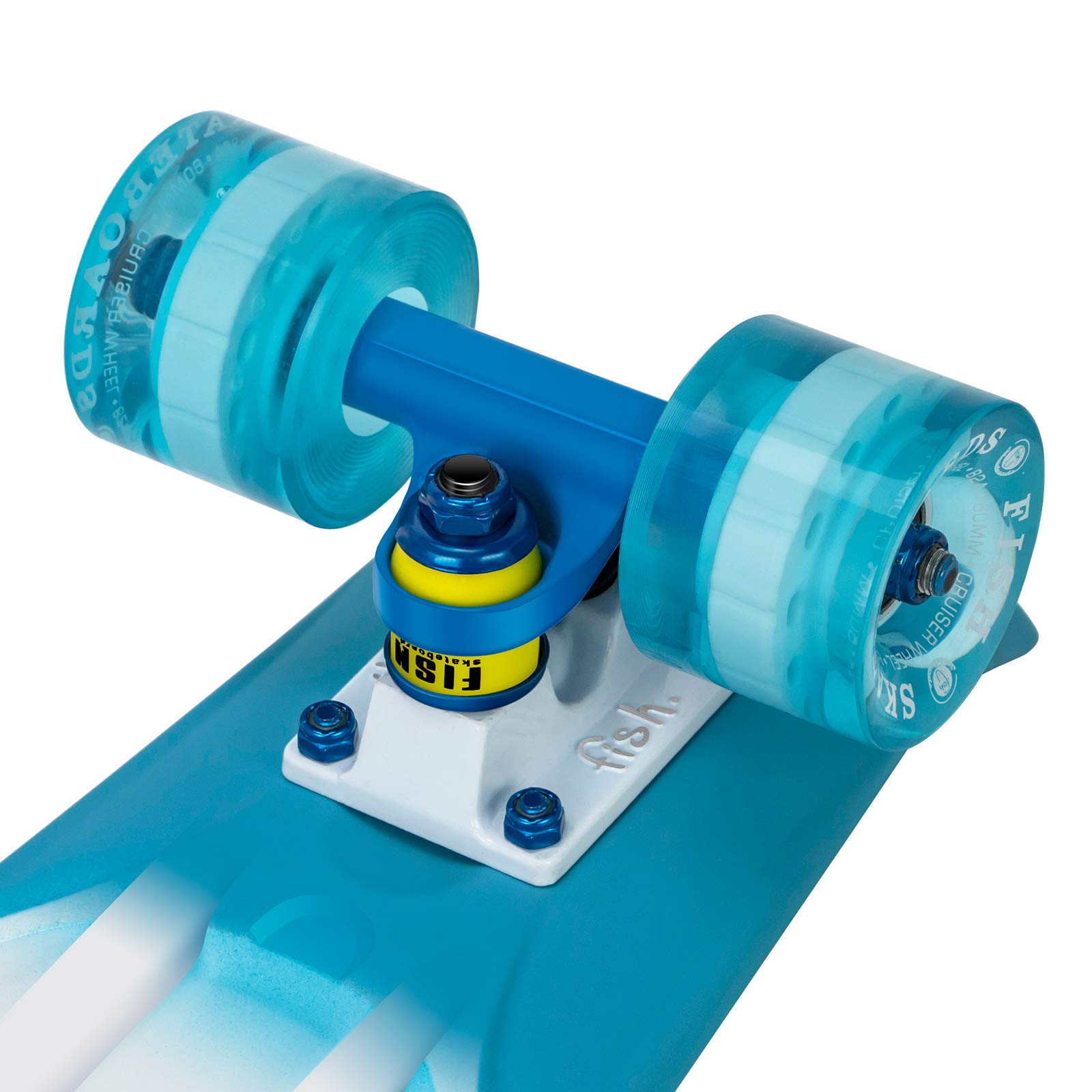 FISH SKATEBOARDS Complete Skateboard 78,9 X 20,3 Cm – Aus 7-lagigem Ahorn Für Anfänger & Profis