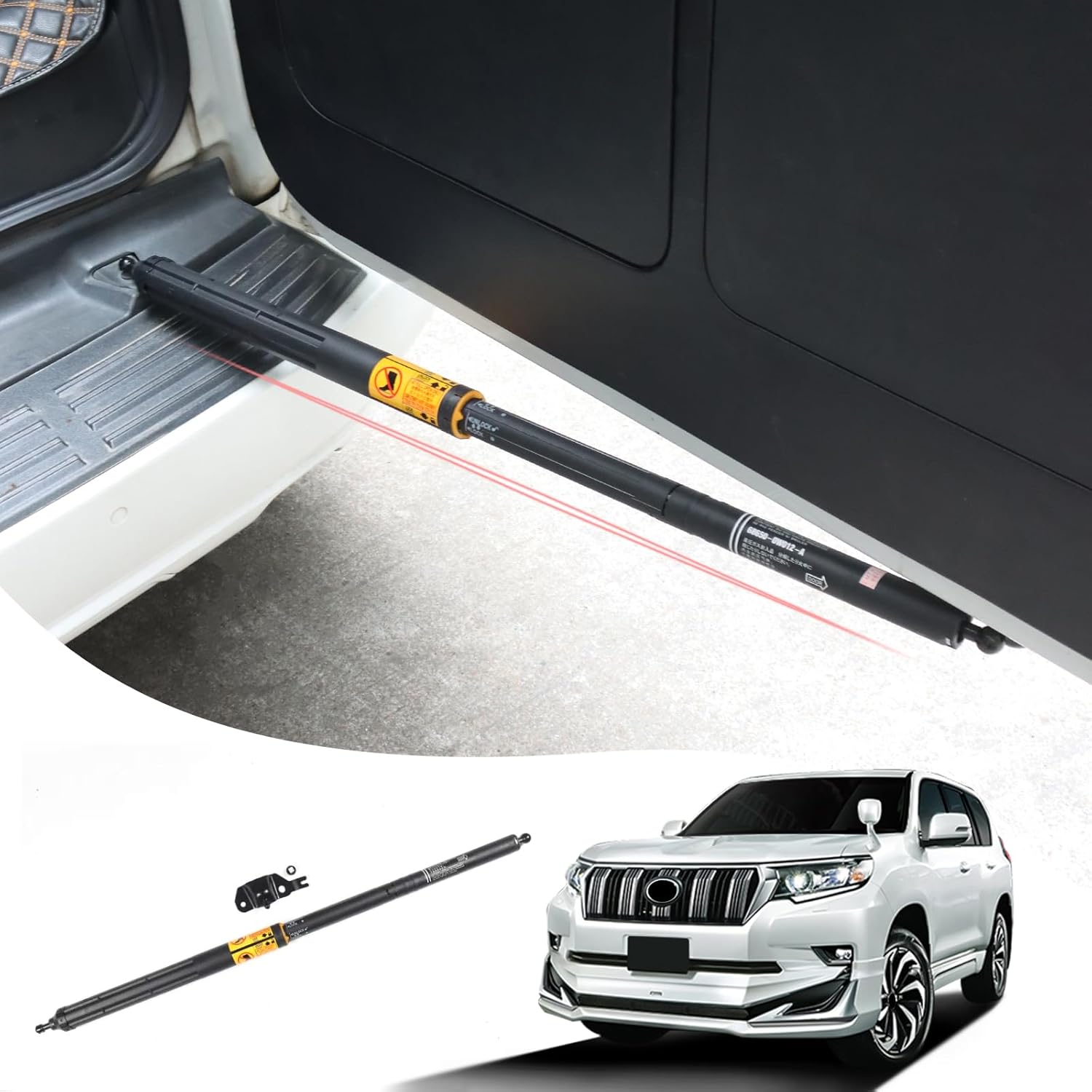 Tailgate Hydraulic Rod, for Toyota Land Cruiser Prado 150 Lc150 2010-2023. Door Shock Absorber, LC150 Interior Modification Accessories