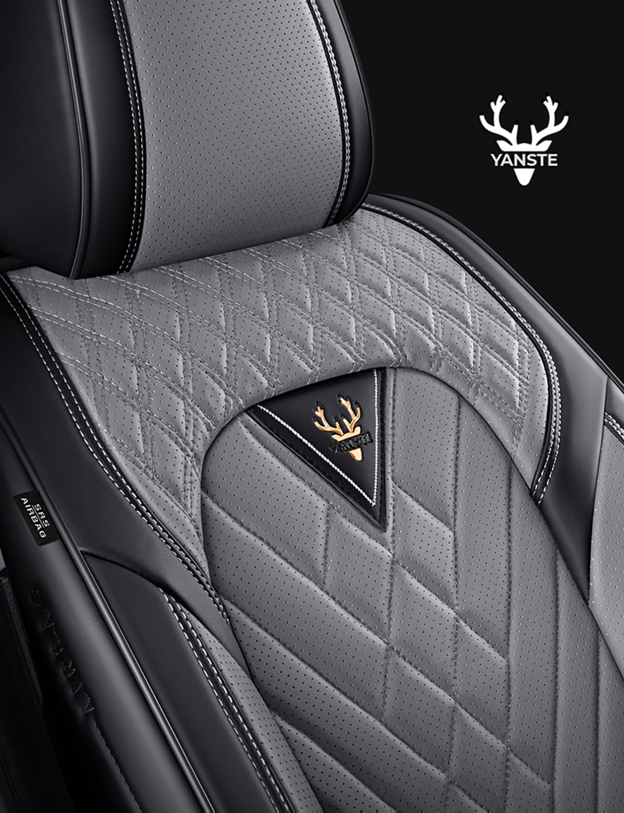 Fundas de Asiento de Coche Universales de Cuero para 5 Plazas – Compatibles con Mercedes-Benz CLA CLS GLA GLB GLC GLE Clase G GLS – Juego Completo para SUV y Berlina
