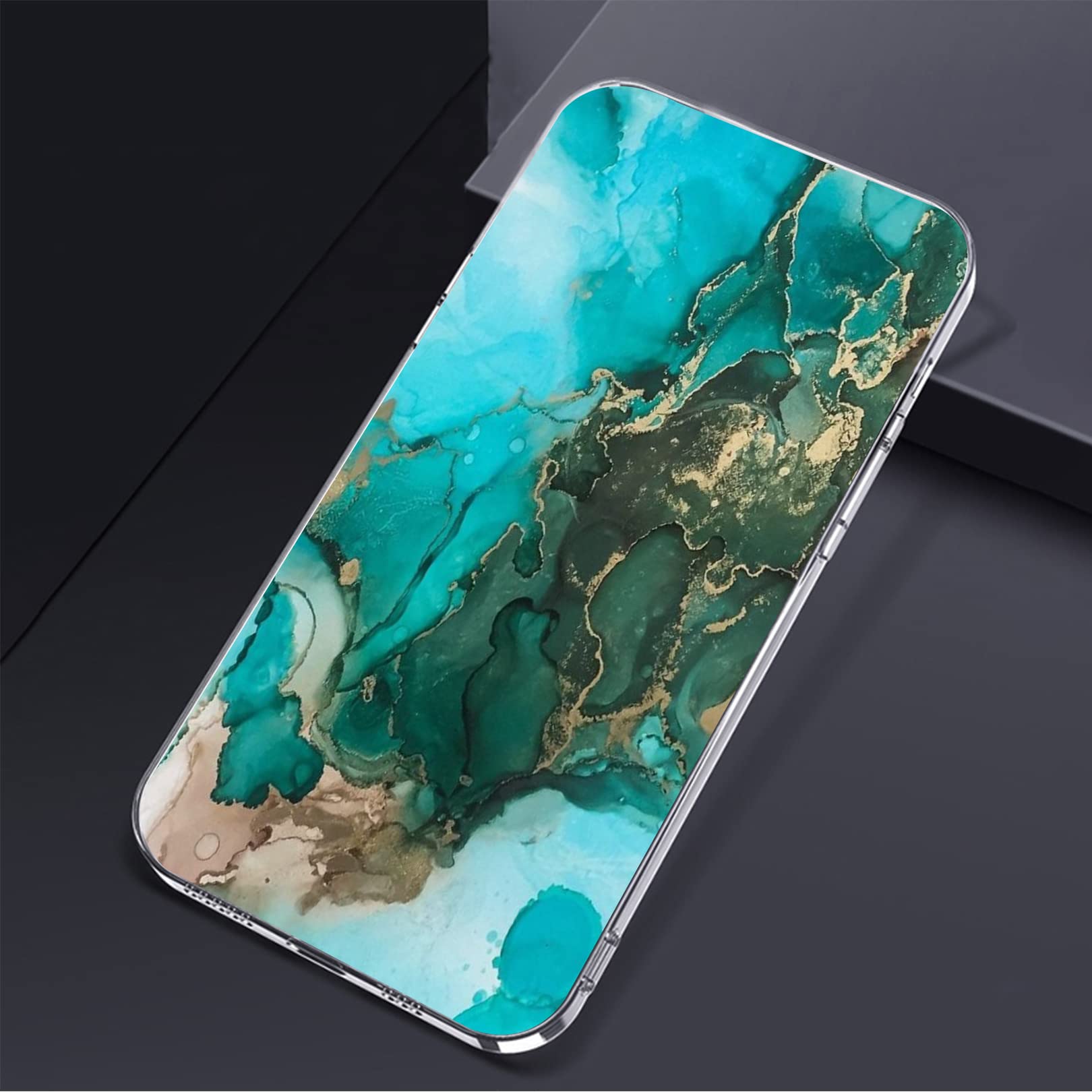 CAXKJE Custodia per HTC Desire 22 PRO (6.60 Pollice),Trasparente Cover