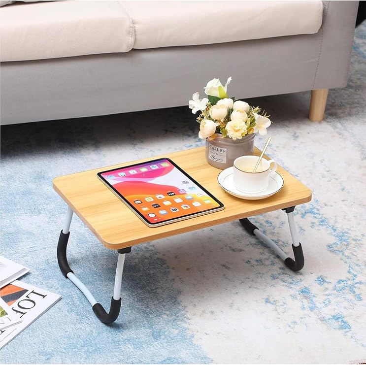 Laptop Coffee Table Foldable Bed Seat Top Breakfast Computer Coffee Table