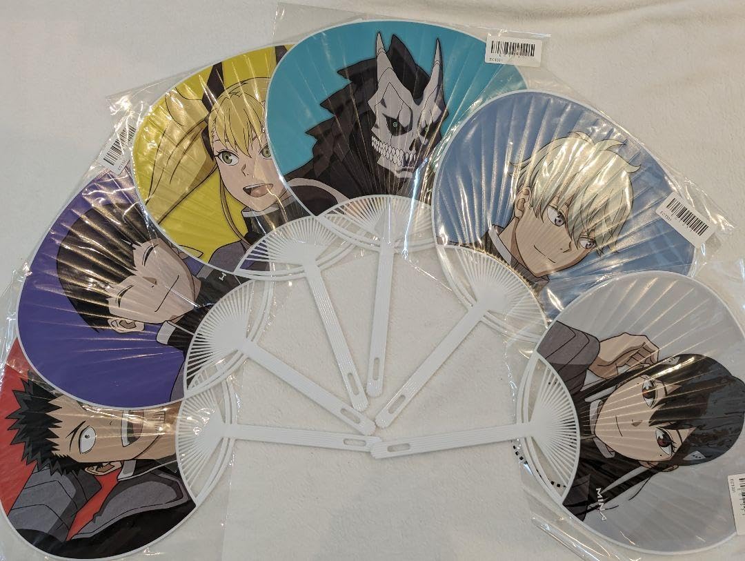 Amazon.co.jp 怪獣8号 うちわ6枚セット : ホーム＆キッチン