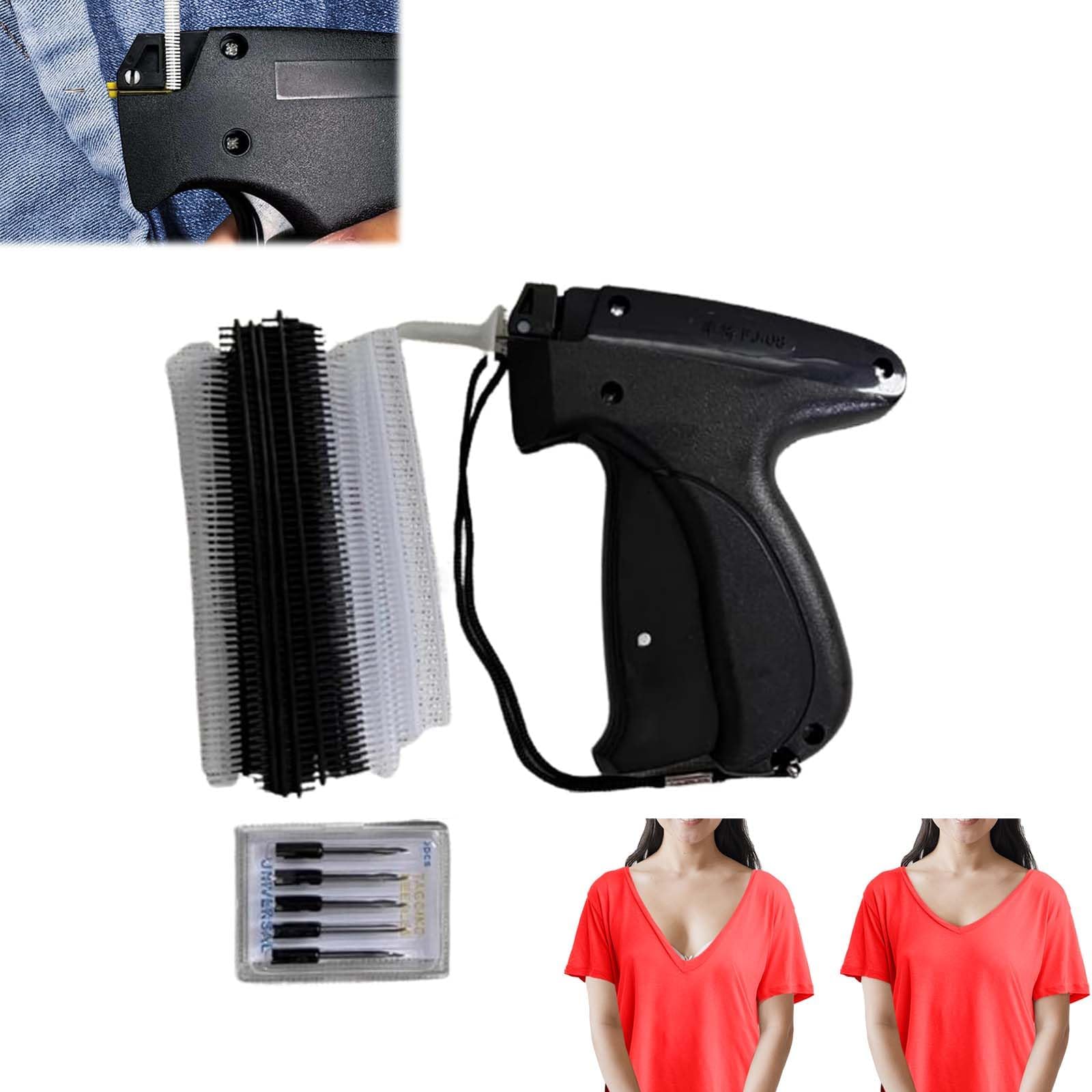 Quick Clothing Fixer, Quick Sewing Gun for Clothes, Button Garment Connector, Handheld Sewing Machine for Clothing (Style A)