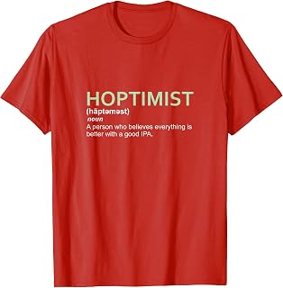 Original HOPTIMIST Definition IPA Tee T-Shirt
