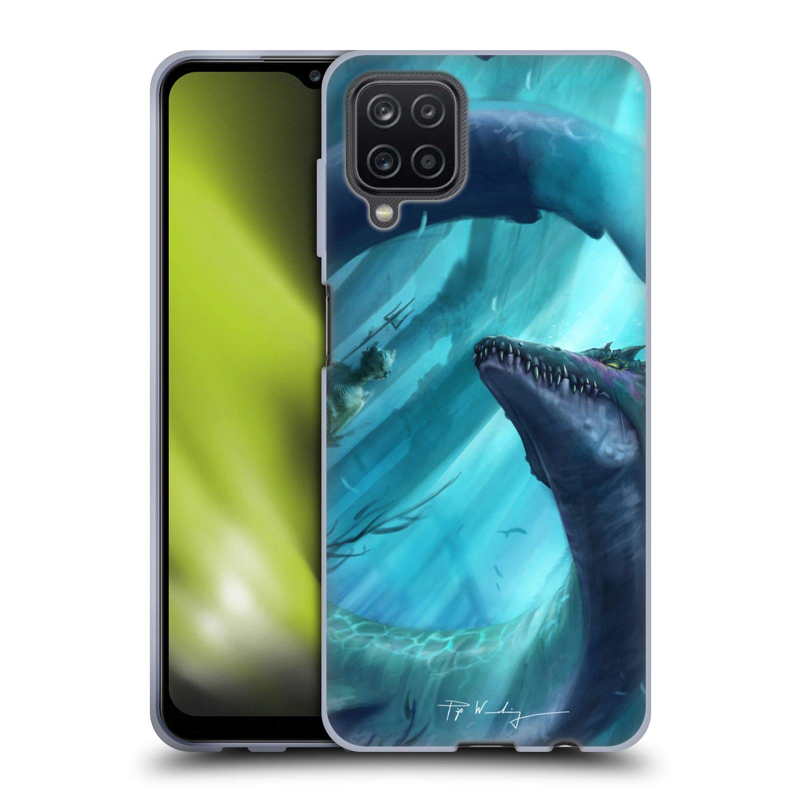 Carcasa Samsung A12 dragón de mar para uso diario urbano 7