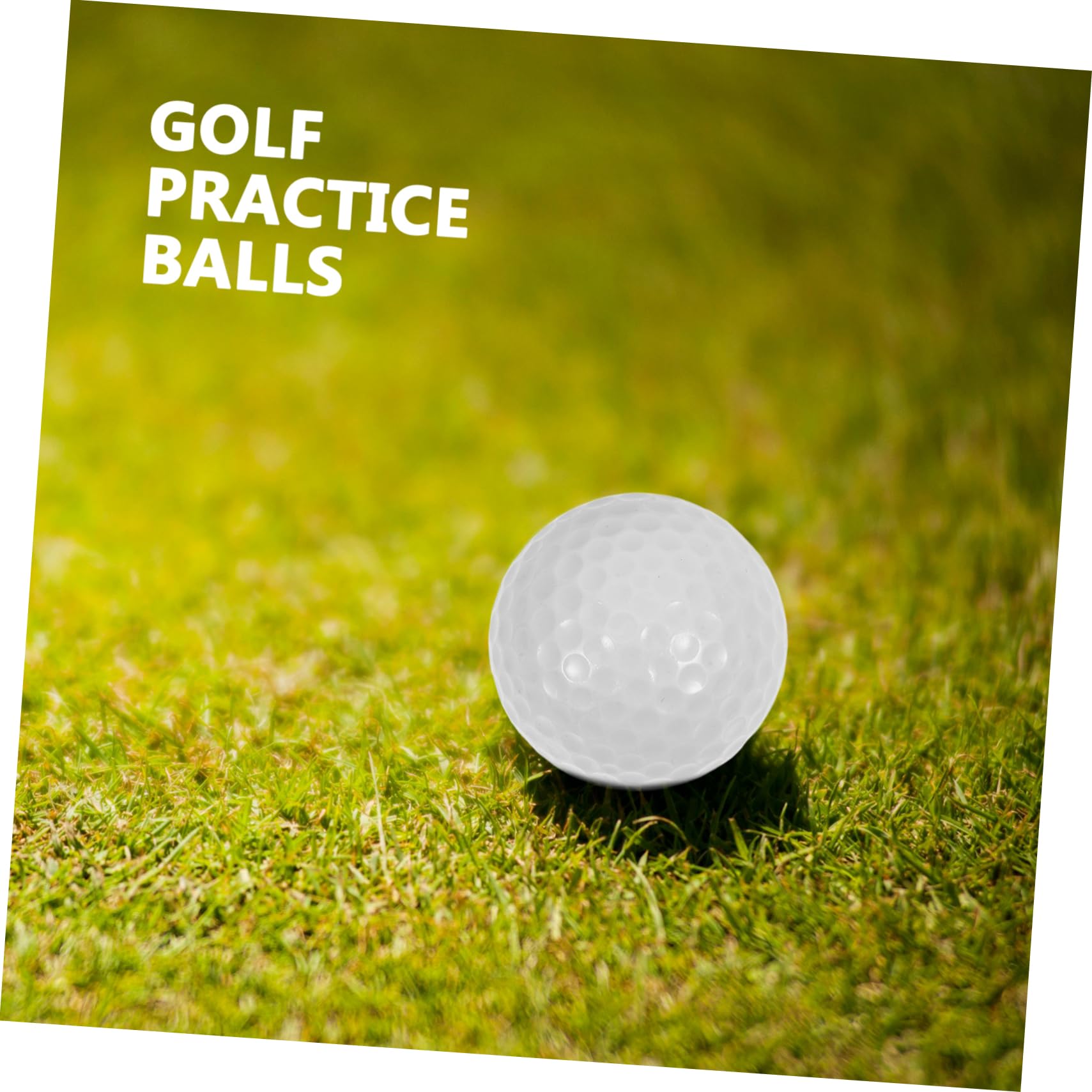 10piezas Balones De Golf Logo Unidades para Entrenamiento Visibilidad Alta