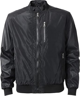 Mens MA-1 Flight Bomber Jacket Active Casual Military Outwear