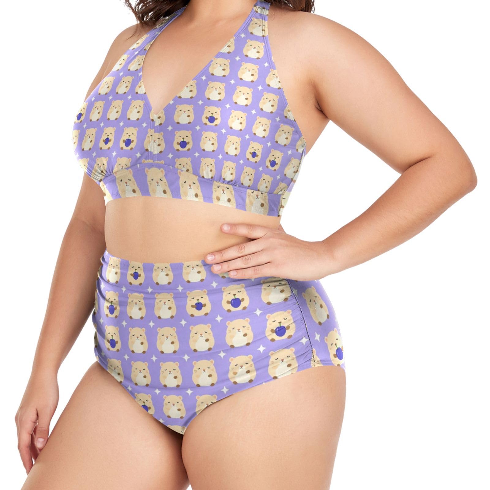 FRODOTGV Stroje kąpielowe damskie plus size L-4XL