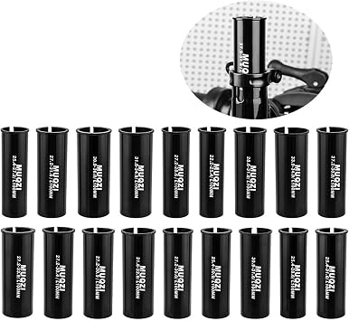 Bike Seatpost Shim, 100mm Length Aluminum Alloy Bike Seat Post Tube Adapter