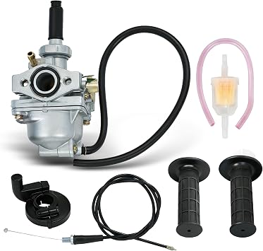 Carburetor with Handle Grip Bar and Throttle Cable Replacement for Honda Z50R CRF50F XR50R Z50 Z50A