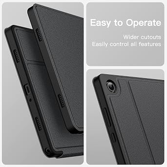 JETech Folio Case for Samsung Galaxy Tab A11 Plus, Black