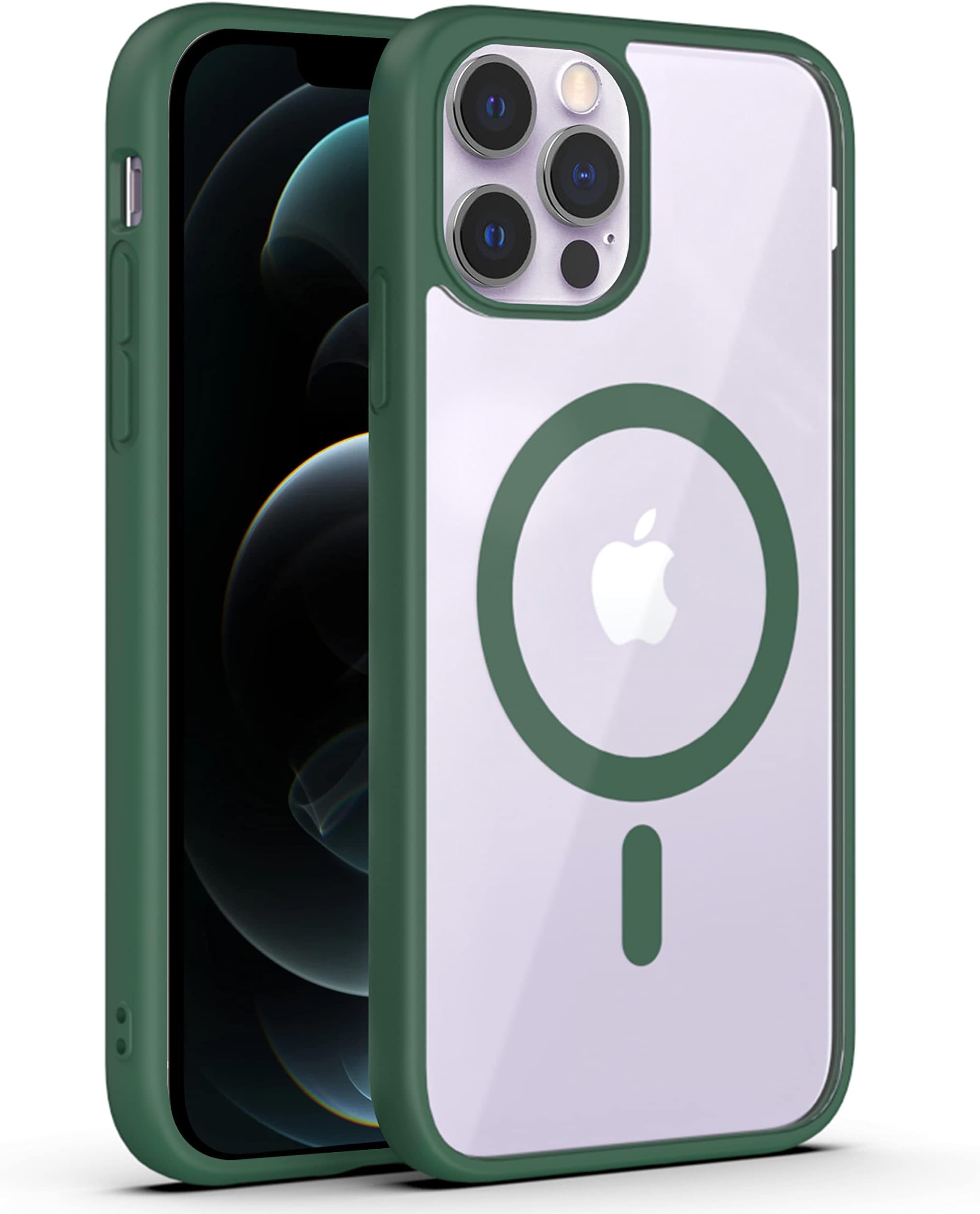 Amazon Basics Thermoplastic Polyurethane Back Case Cover for iPhone 12 Pro Max Compatible for