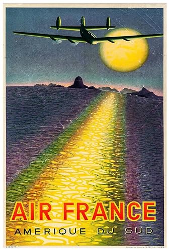Air France - South America - Vintage Airline Travel Poster-8