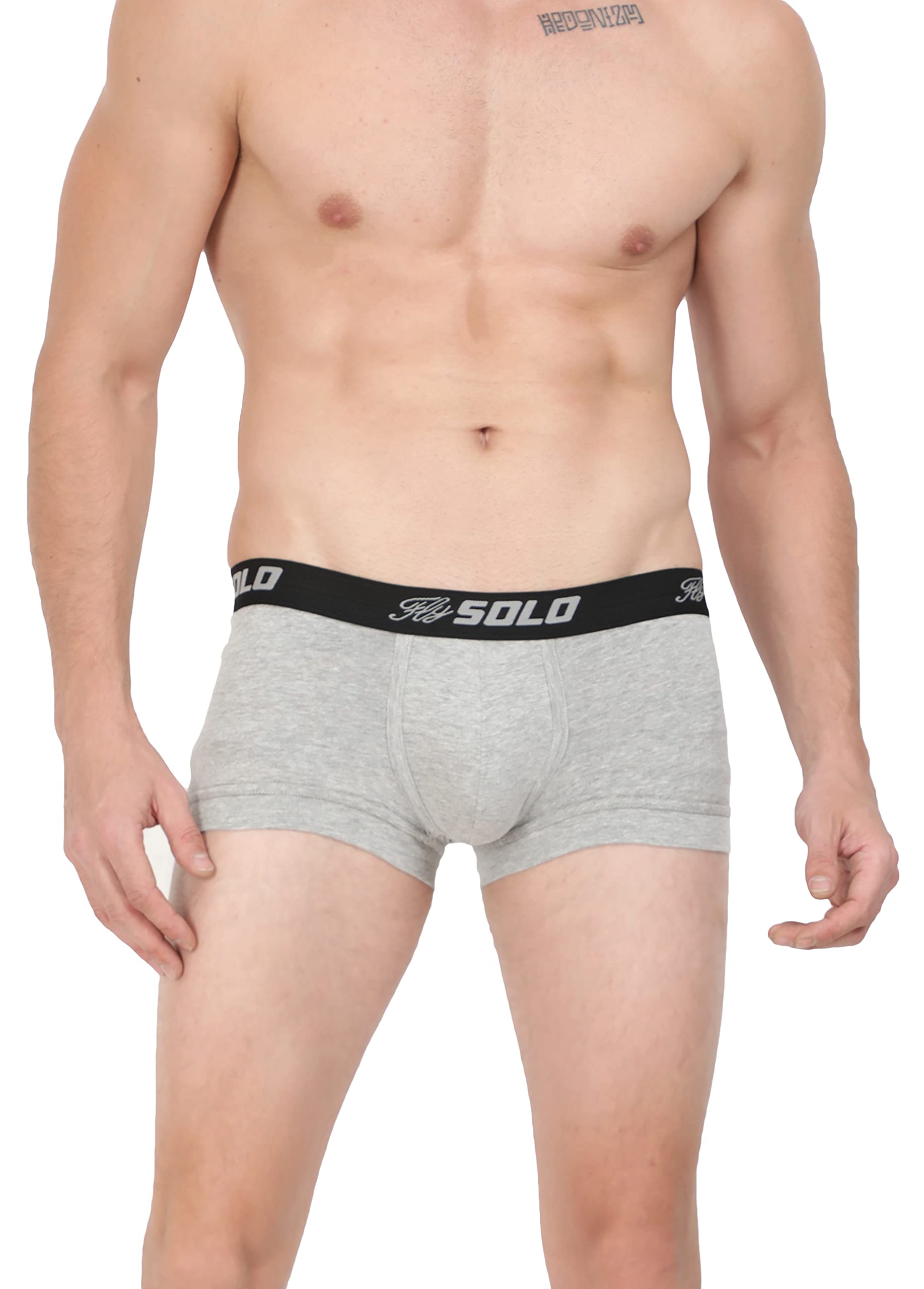 SOLOMens Neo-Tech Fabric Ultra Soft Comfy Breathable Cotton Stretch Boxer Short Trunk